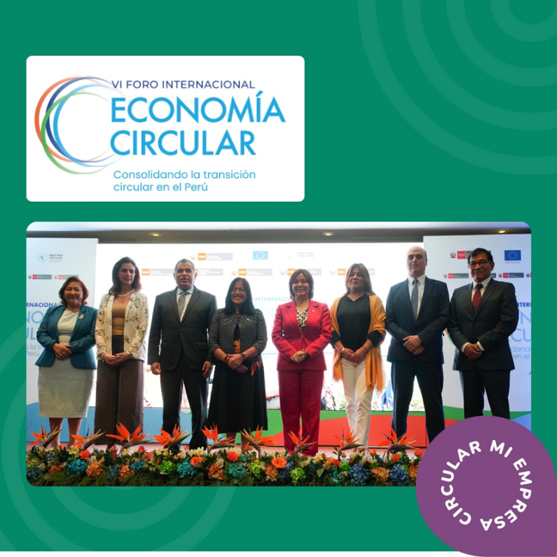 Perú celebró VI Foro Internacional de Economía Circular