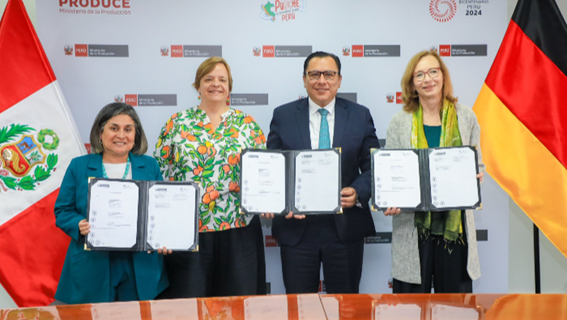 ¡Perú y Alemania comprometidos con un futuro circular! Se realizó firma de convenio del proyecto ProCircular