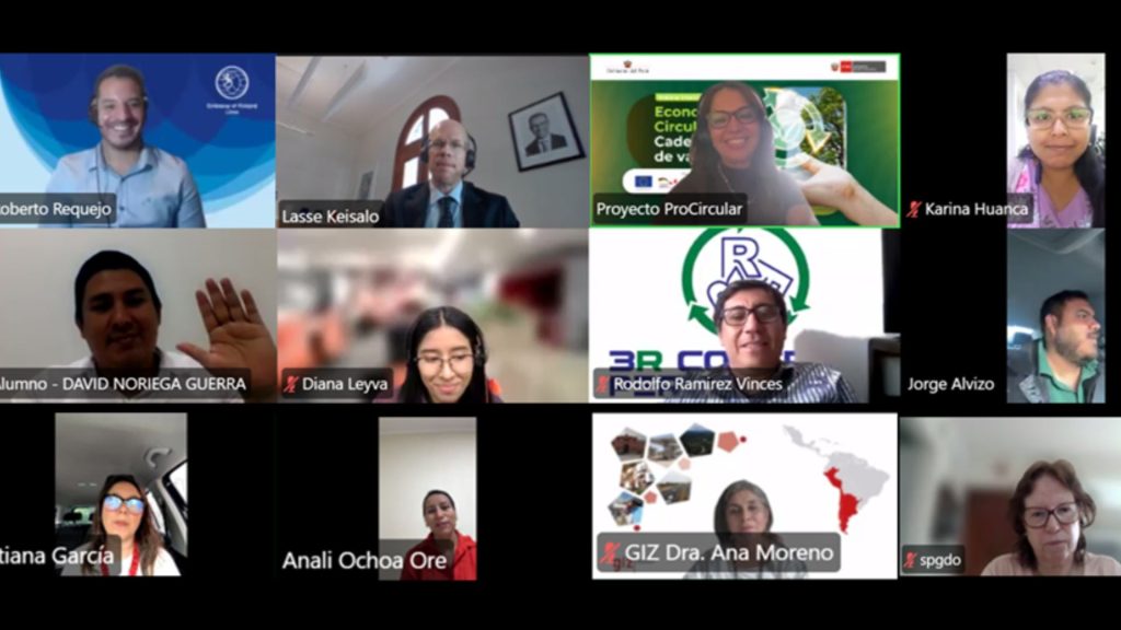 Ministerio de la Producción y Equipo Europa impulsan la economía circular en cadenas de valor