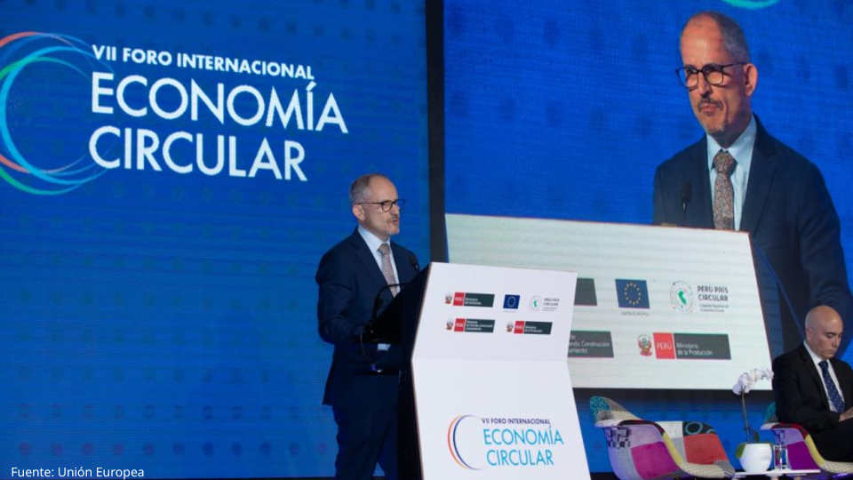 La Unión Europea destina 17 millones de euros para impulsar la economía circular en Perú — VII FIEC 2024