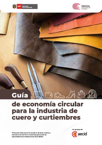 Guía de economía circular para la industria de cuero y curtiembres